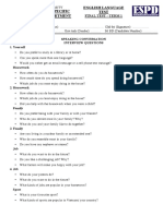 ESPD Speaking Conversation Final Test Marking Guide 2021 2022 2