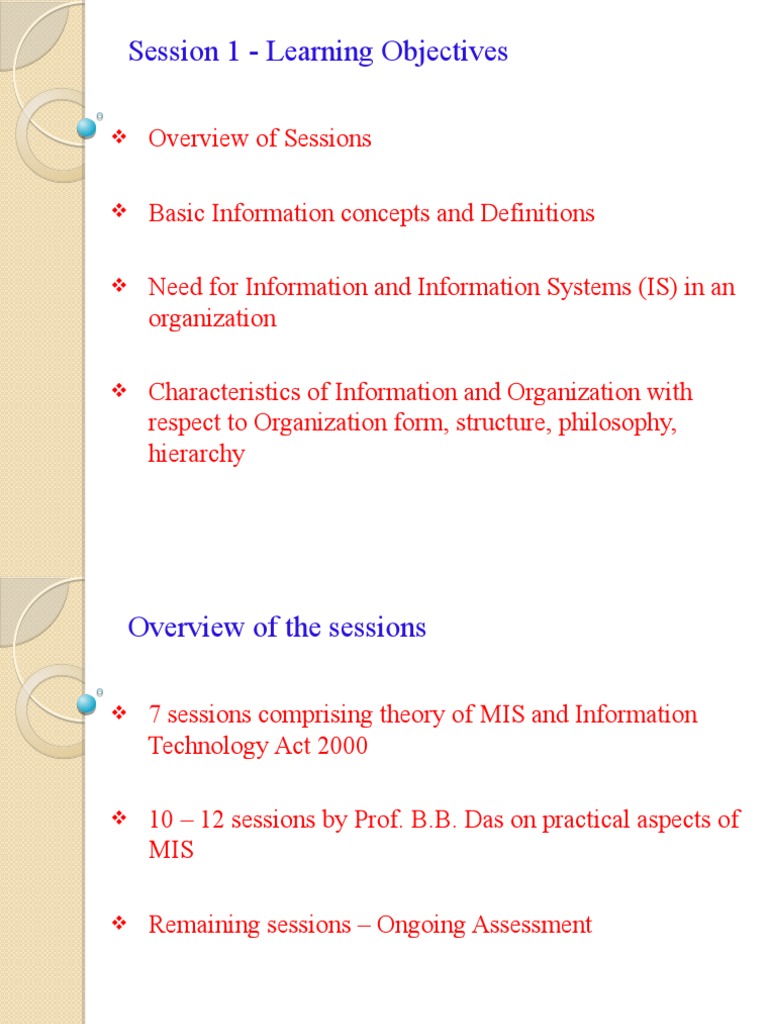 MIS - Session 1 | PDF | Neuroscience | Databases