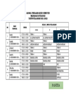 JADWAL PENILAIAN AKHIR SEMESTER