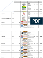 List Harga Sign Board Mill PT - Tps