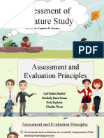 Principles of assessment and evaluation