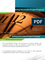 Writing Successful Project Proposal: By: Abdul Qadir Arbab, CEO, ADC Gqarbab@yahoo - Co.uk