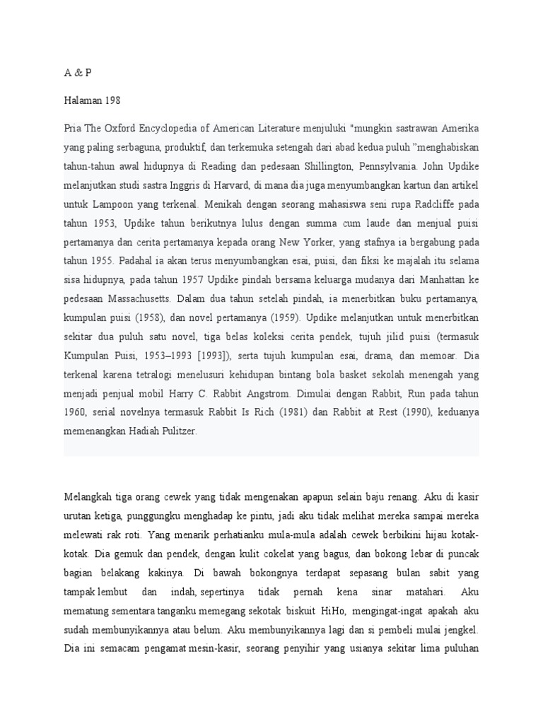 Terjemahan A & P | PDF
