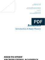 Acoustics: Introduction & Basic Theory