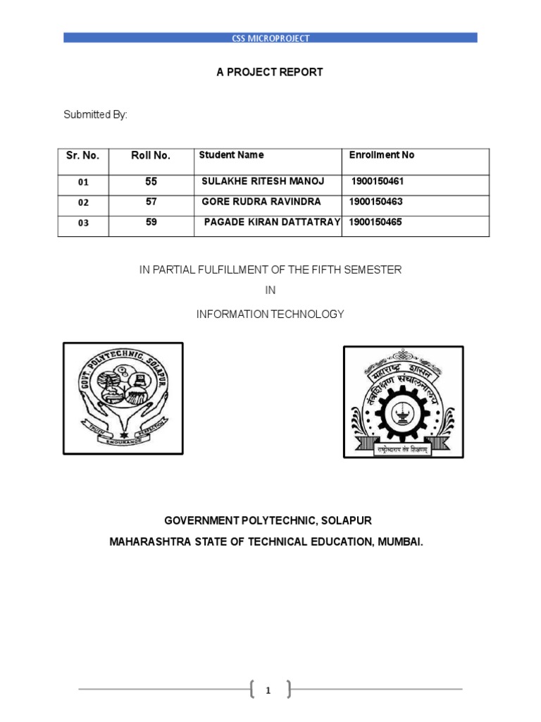 Submitted By:: A Project Report | PDF | Java Script | Internet & Web