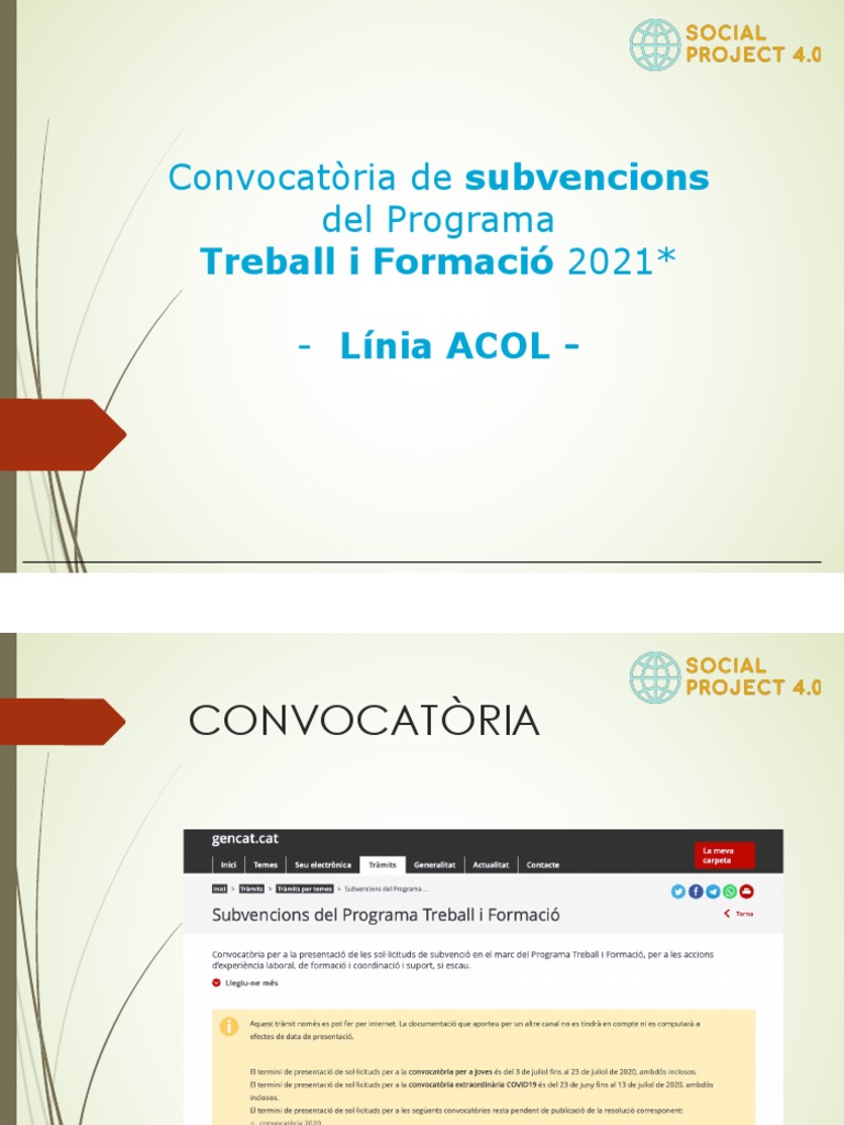 Presentació ACOL | PDF