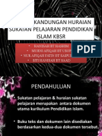 Analisis Kandungan Huraian Sukatan Pelajaran Pendidikan Islam KBSR