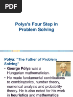 Polyas Four Step in Problem Solving