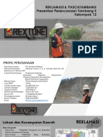 Reklamasi Dan Pascatambang PT BreXtone Mining - Revisi