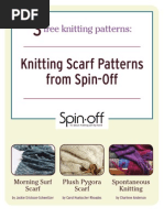 3 Free Scarf Knitting Patterns