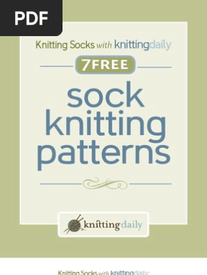 7 Free Sock Knitting Patterns
