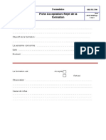 GRH-FR-27-00 Fiche Acceptation - Rejet de La Formation