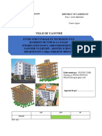 Etude Structurale D'un r+3 Yaounde