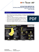 SITREP BANJIR 5 KABUPATEN DI PROVINSI KALIMANTAN SELATAN #1