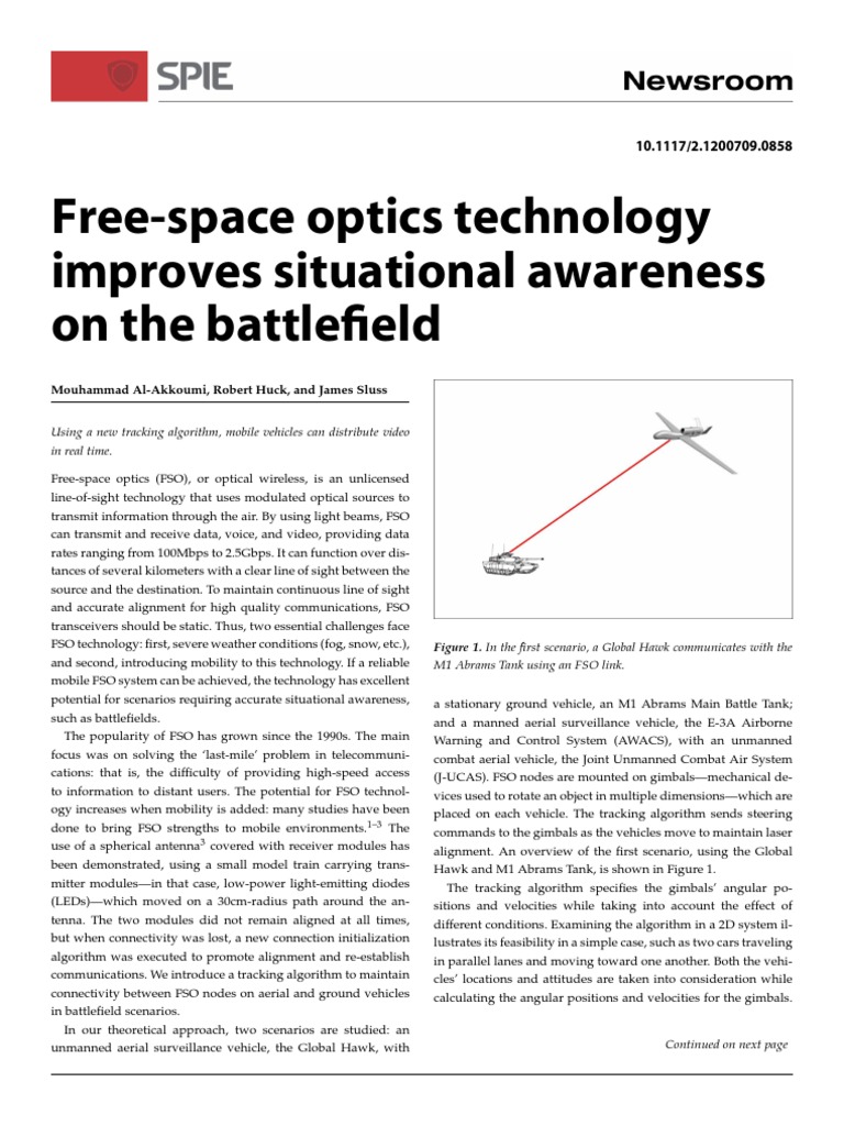 Free-Space Optics Technology Improves Situational Awareness On The ...