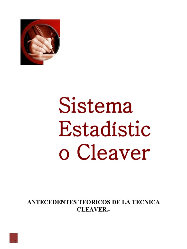 Manual Cleaver | PDF | Comportamiento | Motivación