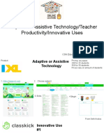 Teacher Productivity Assistive Technology Innovative Uses Slide Show