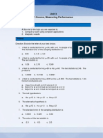 Unit 3 Z-Scores, Measuring Performance: Learning Outcome