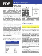 Chapter 9 - Aquifer Hydraulic Properties: Grain Size and Sorting Aquifers - Unconfined Versus Confined