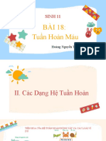 Bài 18 Tuần Hoàn Máu