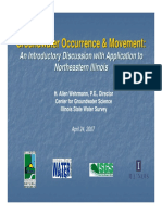 Groundwater Occurrence & Movement