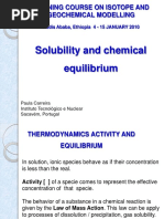 Solubility Equilibrium