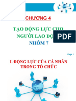 Bài Thuyết Trình Tạo Động Lực Cho Người Lao Động