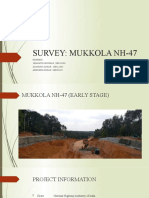 Survey: Mukkola Nh-47: Members: Bharath Krishnan 20Bcl1010 Anandhu Kumar 20Bcl1033 Abhishek Mohan 18bce1192