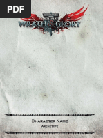 W&G Character Sheet Form Fillable OnePage Psyker