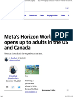 Meta's Horizon Worlds Opens Up To Adults in The US and Canada Engadget
