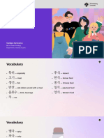 Korean for Beginners: Step 4 Vocabulary and Grammar