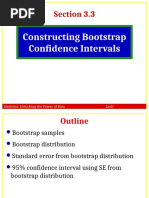 Constructing Bootstrap Confidence Intervals: Section 3.3