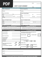 Agent to Agent Agreement Form Dubai | PDF | Real Estate Broker | Real ...