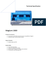 Technical Specification Maglumi 2000