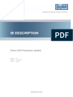 151110 Eaton UPS Parameter Update