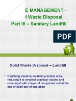 Manage Solid Waste Safely with Sanitary Landfills