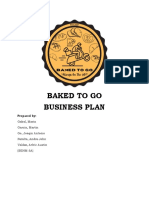 Baked To Go Business Plan: Prepared by