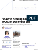 'Dune' Is Heading Back To IMAX On December 3rd Engadget