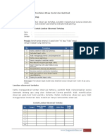 Format Lembar Observasi Dan Jurnal Sikap Sosial, Spiritual