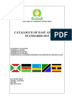 East African Standards Catalogue 2015