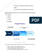 Passage Planning Appraisal