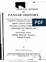 Some Original Sources OF: Panjab