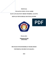 Proposal Penelitian Teknik Mesin S1