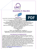 Newsletter 4th May 2011