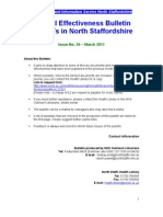 Clinical Effectiveness Bulletin No. 51 April 2011