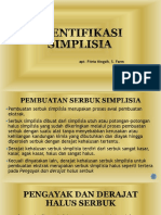 6-7 Identifikasi Simplisia