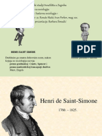 Sustavna Sociologija 1 - Saint Simone I Auguste Comte