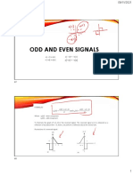 Odd and Even Signals