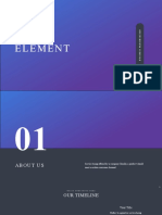 Element PowerPoint Template Dark