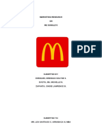 Marketing Research ON MC Donald'S